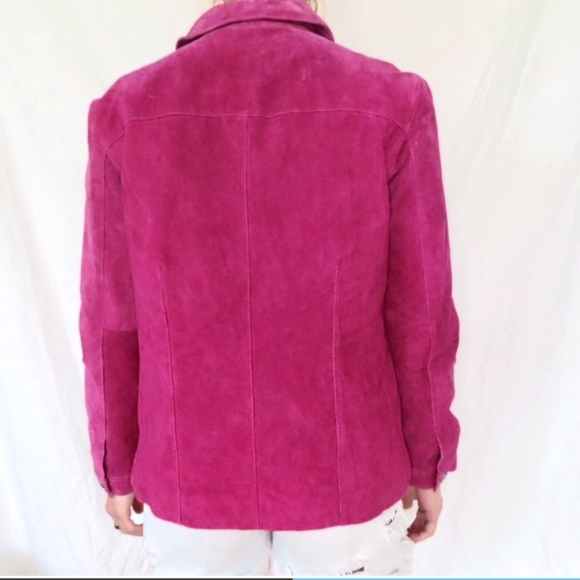 Pink Leather Jacket New! ! - Picture 3 of 7